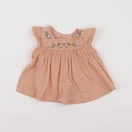 Boutchou - blouse orange - 3 mois