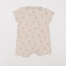 Petit Bateau - pyjama coton beige - 1 mois