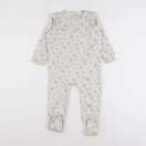 Vertbaudet - pyjama coton beige - 24 mois