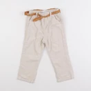Vertbaudet - pantalon beige - 24 mois