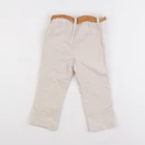 Vertbaudet - pantalon beige - 24 mois