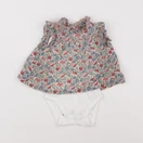 Boutchou - body blouse multicolore - 1 mois