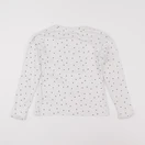 Vertbaudet - tee-shirt blanc, rouge - 8 ans