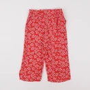 Vertbaudet - pantalon rouge - 7 ans