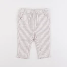Vertbaudet - pantalon marron - 6 mois