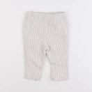 Vertbaudet - pantalon marron - 6 mois