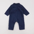 Jacadi - combinaison doublé bleu - 12 mois