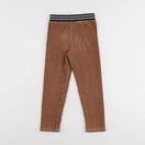 Vertbaudet - legging velours marron - 4 ans