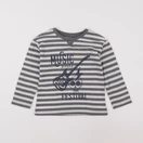 Vertbaudet - tee-shirt gris - 6 ans