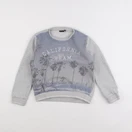 IKKS - sweat bleu - 8 ans