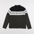 IKKS - polo imprimé au dos noir - 12 ans
