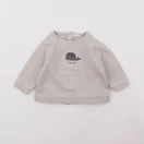 Vertbaudet - sweat marron - 9 mois
