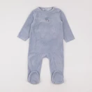 Boutchou - pyjama velours bleu - 18 mois