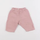 Bonton - pantalon rose - 6 mois