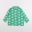 Lucas du Tertre - chemise vert - 3 ans