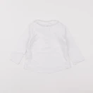 La Redoute - polo blanc - 9 mois