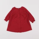Petit Bateau - robe rouge - 6 mois