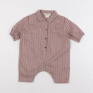 Zara - pyjama coton marron - 3/6 mois
