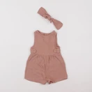 Vertbaudet - combinaison rose - 9 mois