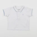Vertbaudet - polo blanc - 12 mois
