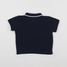 Vertbaudet - polo bleu - 12 mois