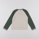 Vertbaudet - tee-shirt beige, vert - 36 mois