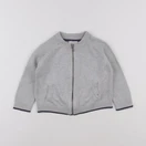 Vertbaudet - gilet gris - 2 ans