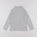Vertbaudet - sous-pull gris - 8 ans
