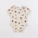 Vertbaudet - body beige - 1 mois