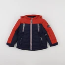 Vertbaudet - manteau de ski bleu, rouge - 3 ans