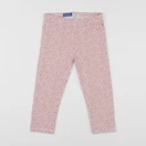 Okaidi - legging court blanc, rouge - 6 ans