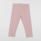 Okaidi - legging court blanc, rouge - 6 ans
