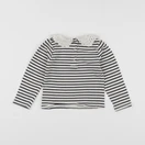Vertbaudet - tee-shirt beige, bleu - 2 ans