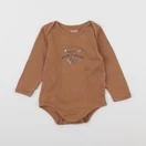 Vertbaudet - body marron - 24 mois