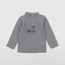 Vertbaudet - sous-pull gris - 12 mois