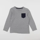 Vertbaudet - tee-shirt gris - 8 ans