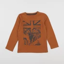 Vertbaudet - tee-shirt marron - 5 ans