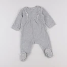 Jacadi - pyjama velours gris - 6 mois