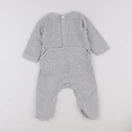 Jacadi - pyjama velours gris - 6 mois