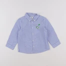 Jacadi - chemise blanc, bleu - 36 mois