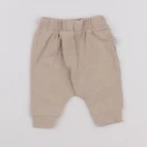 Vertbaudet - sarouel beige - 0 mois