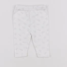 Boutchou - legging blanc - 0 mois