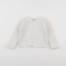 Cyrillus - gilet blanc - 18 mois
