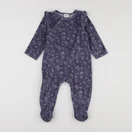 Tape à l'oeil - pyjama velours bleu - 24 mois