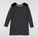 IKKS - robe noir, argent - 12 ans