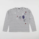 IKKS - tee-shirt blanc, noir - 10 ans