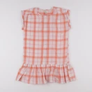 Vertbaudet - robe orange - 8 ans