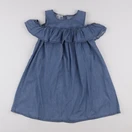 Vertbaudet - robe bleu - 10 ans