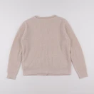 Vertbaudet - gilet rose, or - 12 ans