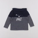 IKKS - tee-shirt bleu, blanc - 12 mois